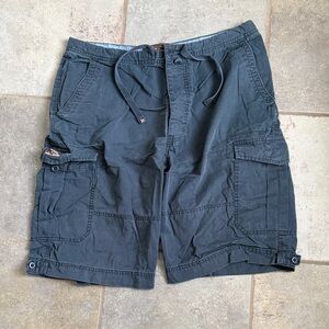 Abercrombie & Fitch Navy Cargo Shorts